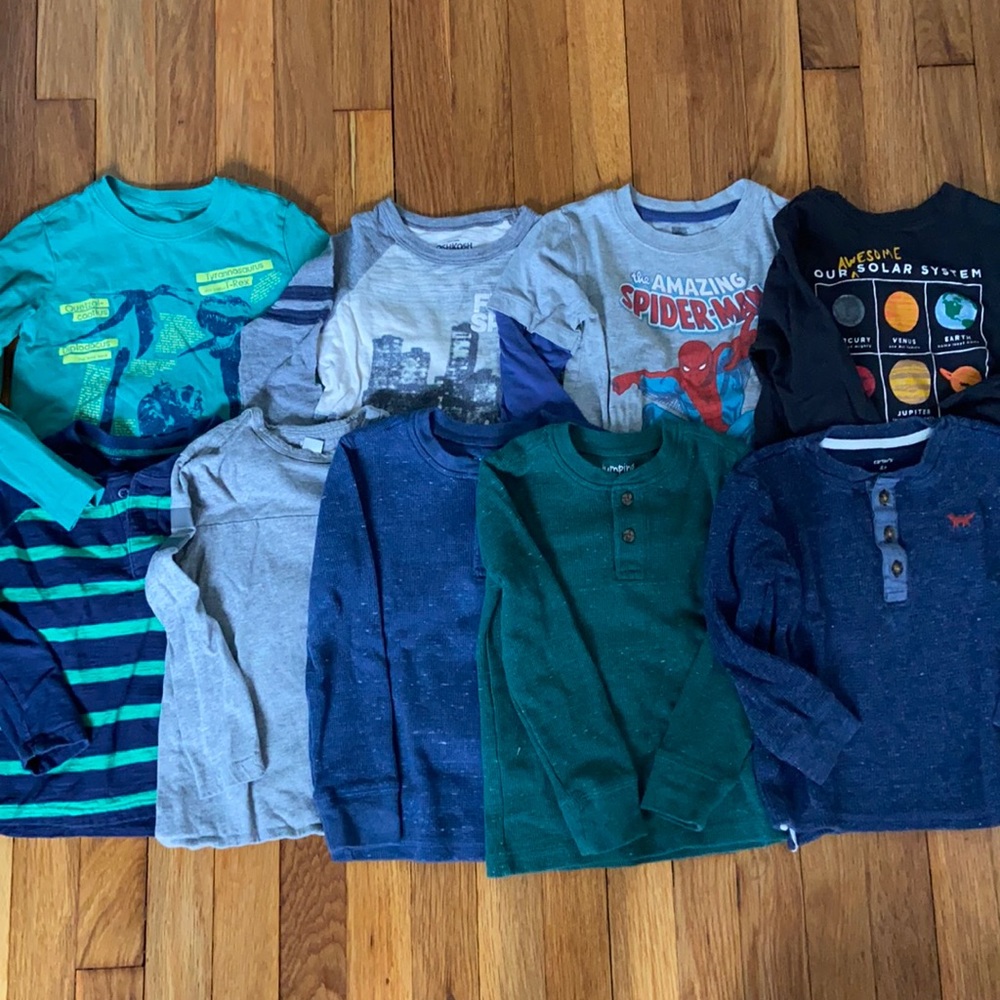 Long Sleeve Lot, 4t Boys 😎